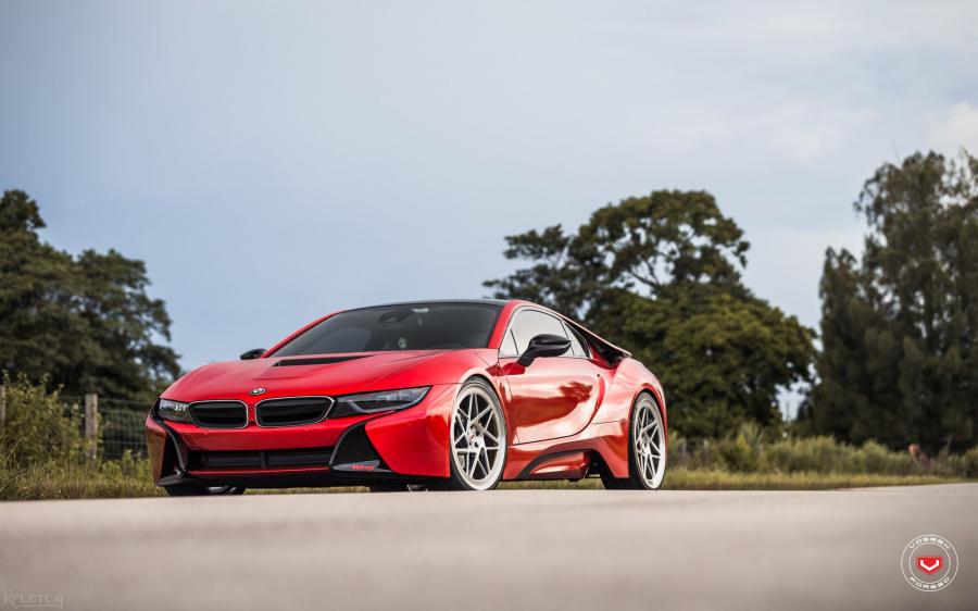  BMW i8 on Vossen Wheels (LC-109T) 2017 года  (фото 18 из 18)